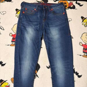 True Religion x Manchester Collab Jeans Dark Wash Men's 29
